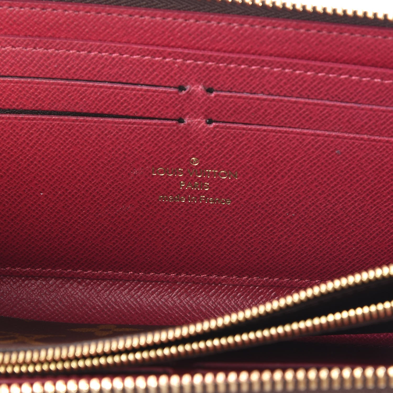 Louis Vuitton Monogram Clemence Wallet Fuchsia 8 of 10