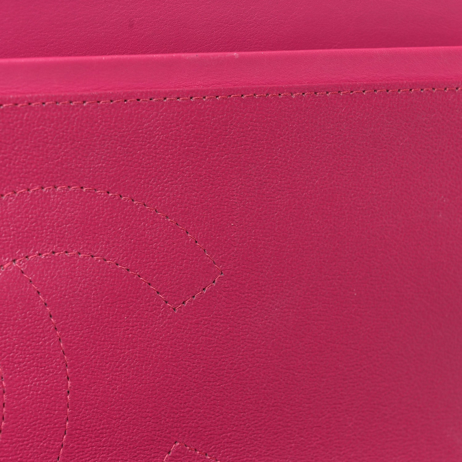 Chanel Patent Quilted Jumbo Double Flap Fuchsia 12 of 23