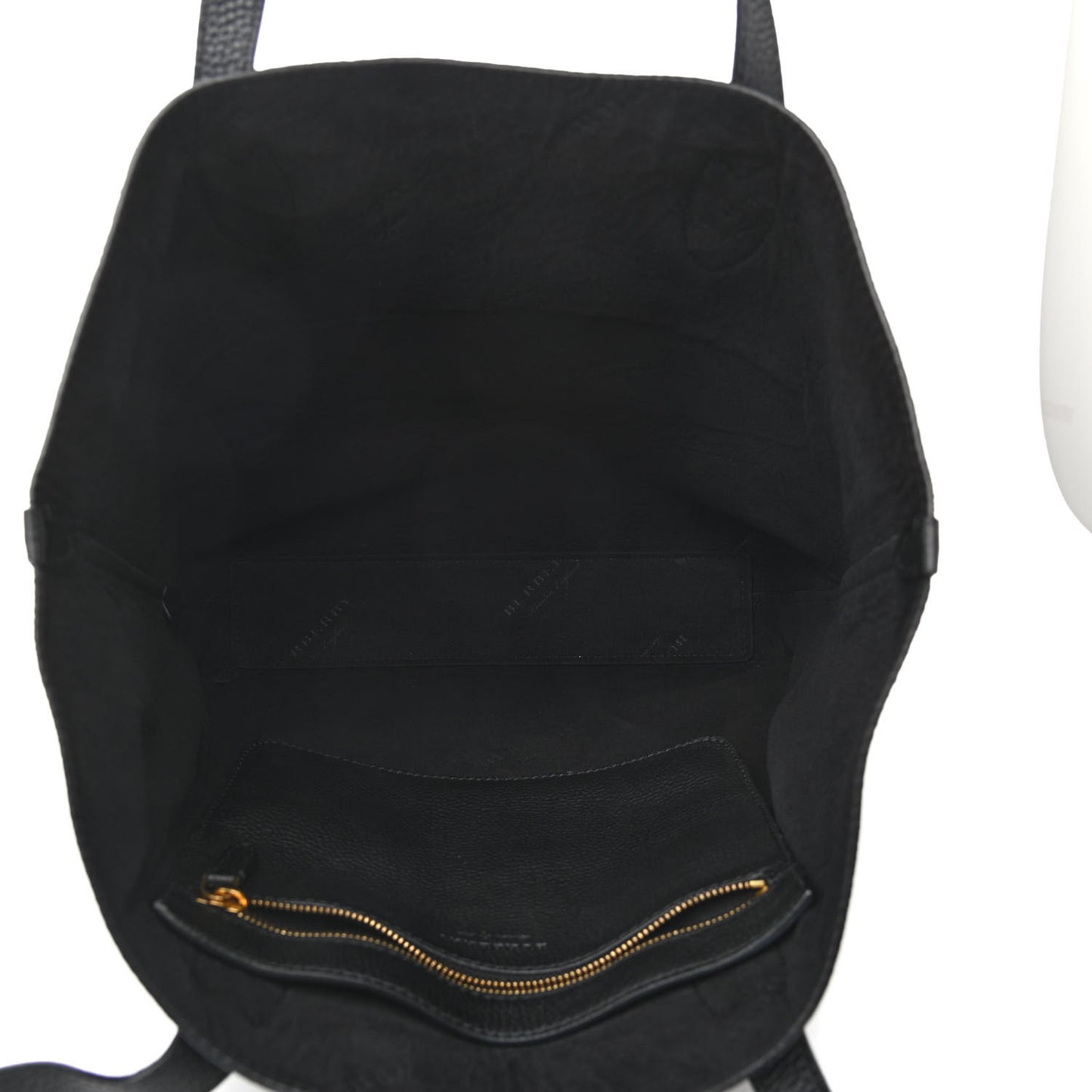 Grainy Calfskin Remington Tote Black