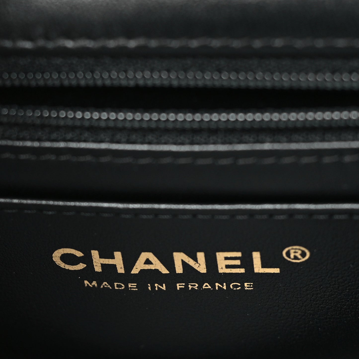 Lambskin Quilted Mini Top Handle Rectangular Flap Black