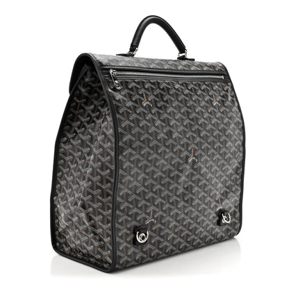 Goyard Goyardine Saint Leger Soft Briefcase Backpack Black 3 of 9