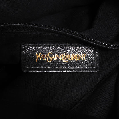 Saint Laurent Leather Large Cabas Chyc Black 5 of 7