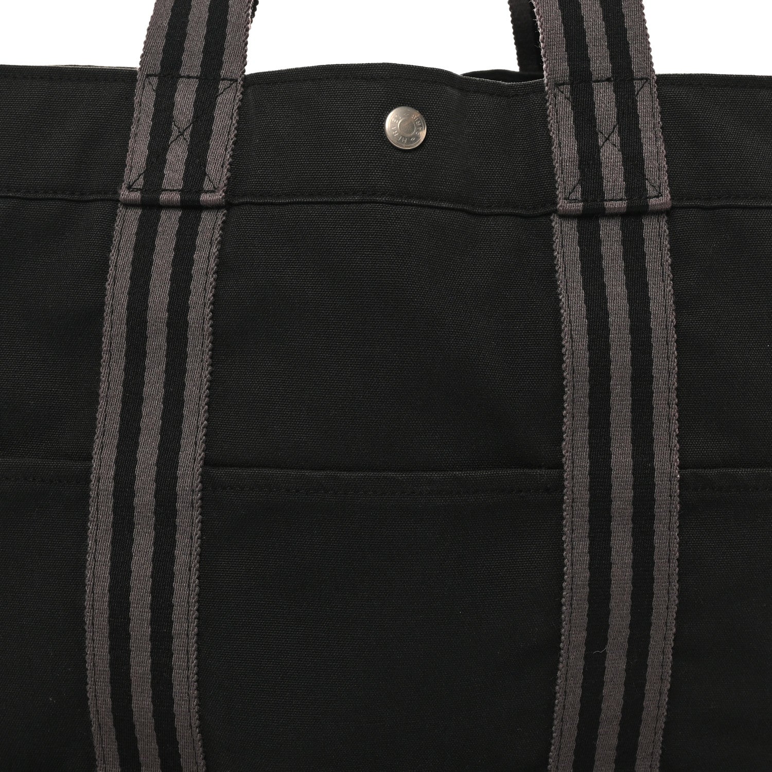 Hermes Canvas Fourre Tout MM Black 7 of 10