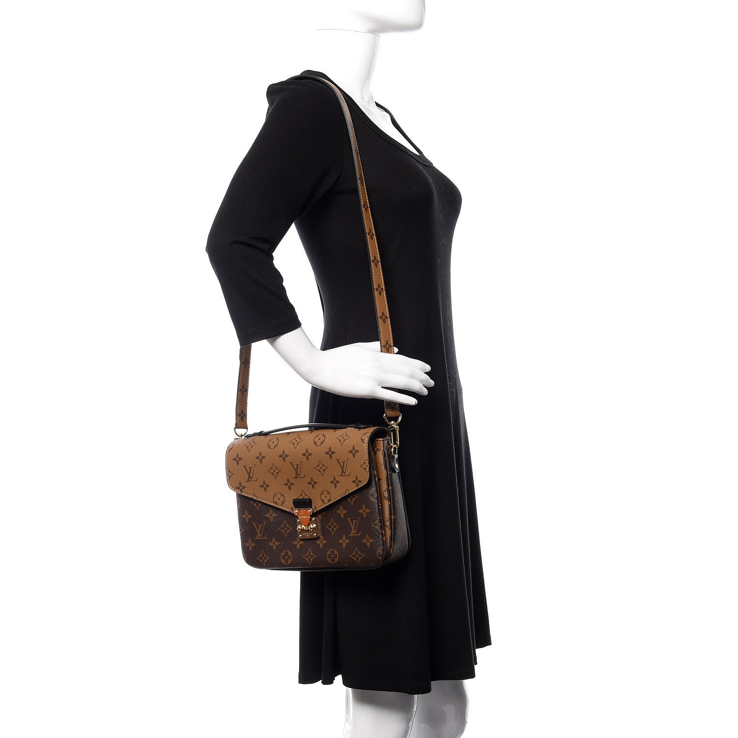 Louis Vuitton Reverse Monogram Pochette Metis 2 of 9