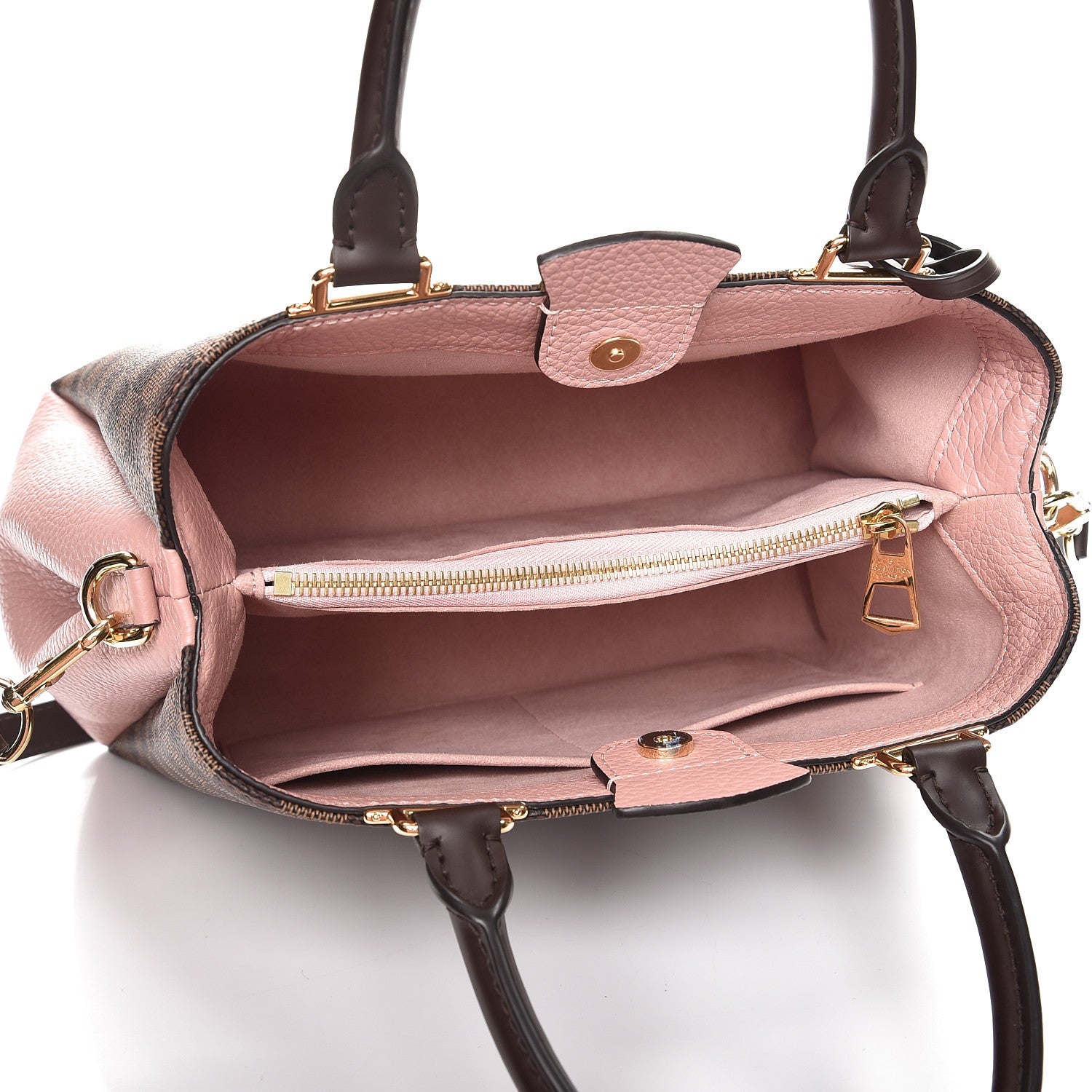 Louis Vuitton Damier Ebene Cuir Taurillon Brittany Magnolia 6 of 8