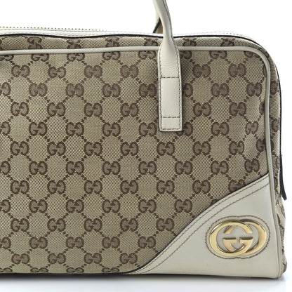 Gucci Monogram Medium New Britt Boston Off White 10 of 10