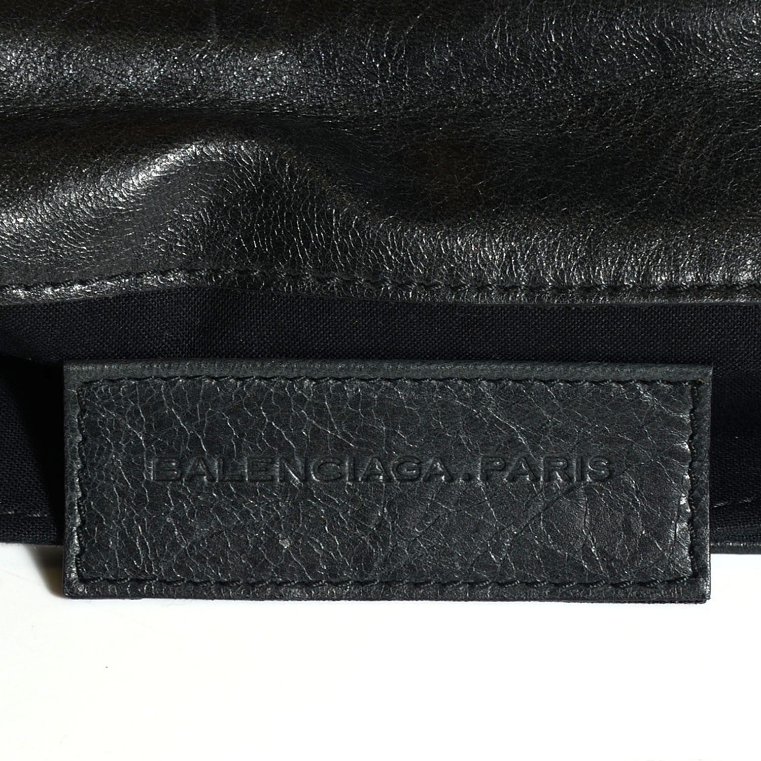 Balenciaga Agneau Giant Brogues Hardware Envelope Clutch Anthracite 17 of 20