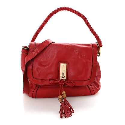 Gucci Cellarius Calfskin Medium Bella Flap Bag Vulcanic Red 1 of 10