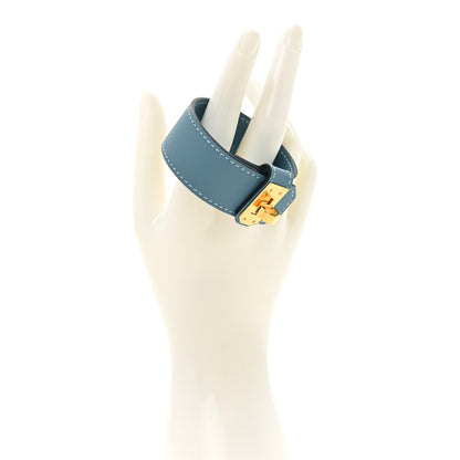 Hermes Swift Small Kelly Twist Bracelet T2 Blue Jean 2 of 5