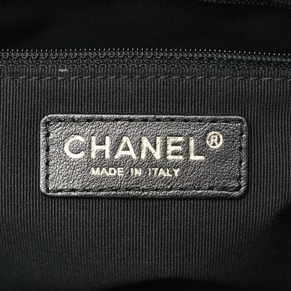 Chanel Patent Quilted Shiny Coco Small Shopping Bag Black 6 of 9