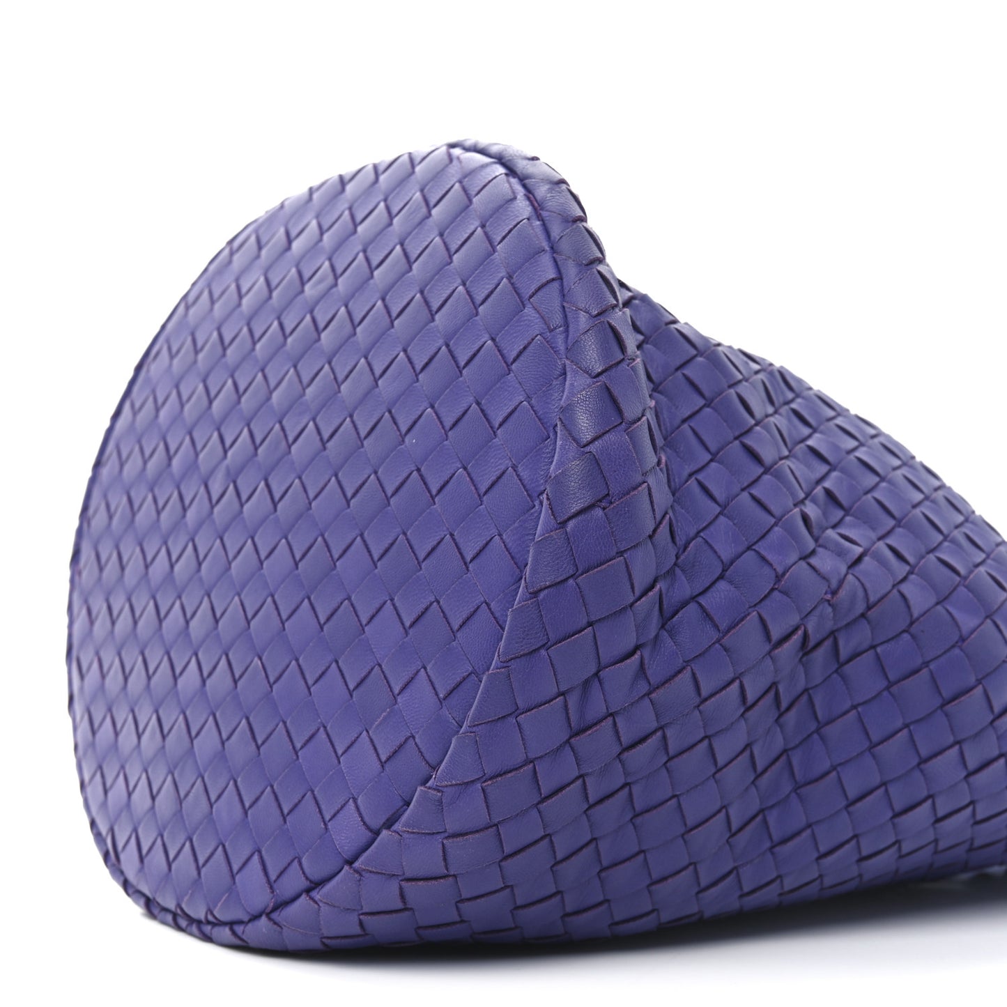 Nappa Intrecciato Bucket Bag Purple