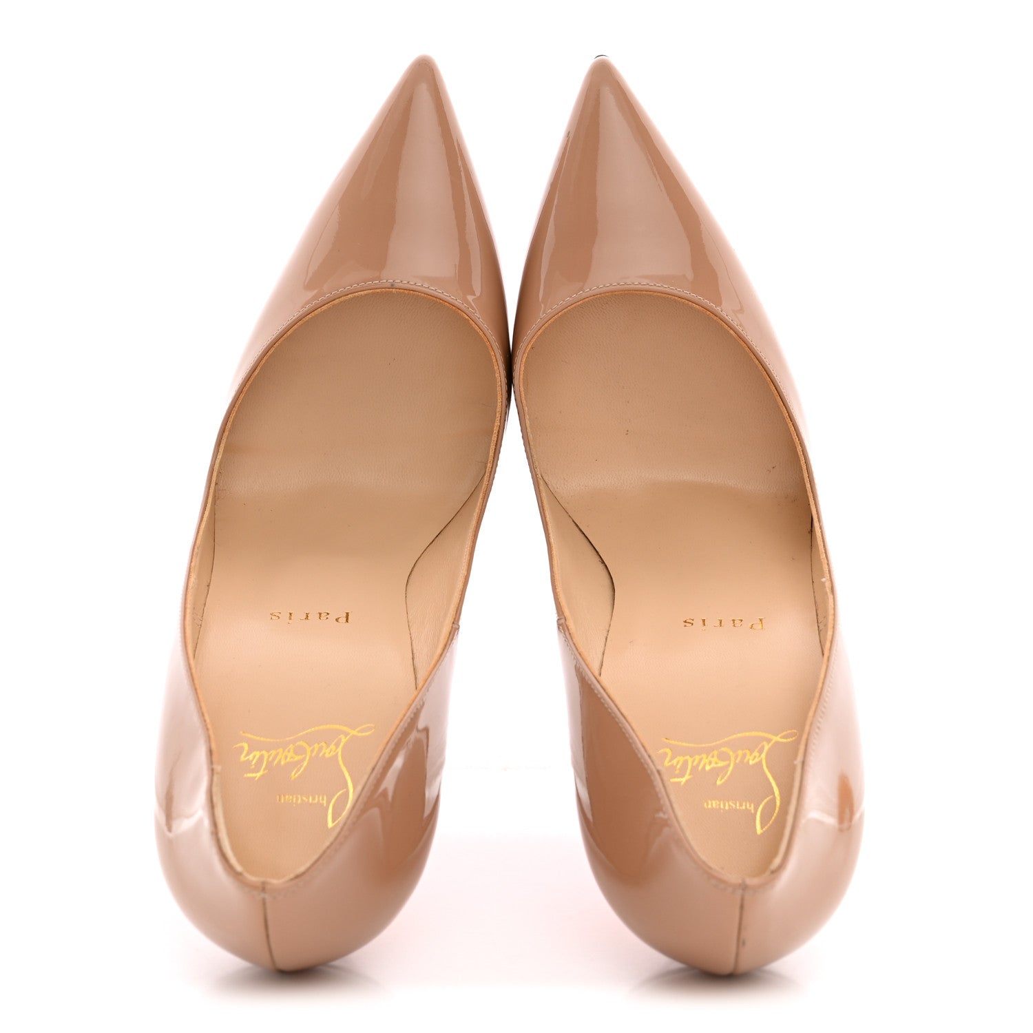 Christian Louboutin Patent So Kate 120 Pumps 39 Nude 2 of 11