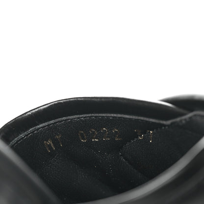 Christian Dior Calfskin Cannage Quilted Dio(r)evolution 80mm Slide Sandals 37 Black 8 of 9