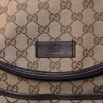 Gucci Monogram Natural Pigskin Large Diaper Bag Beige Ebony Cocoa Dark Chocolate 14 of 14