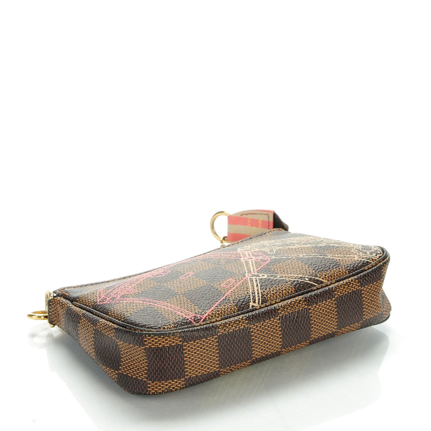 Damier Ebene 2014 Christmas Animation Mini Pochette Accessories