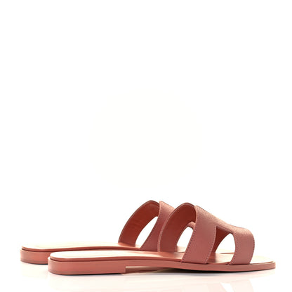 Hermes Epsom Oran Sandals 40 Rose Aube 4 of 8