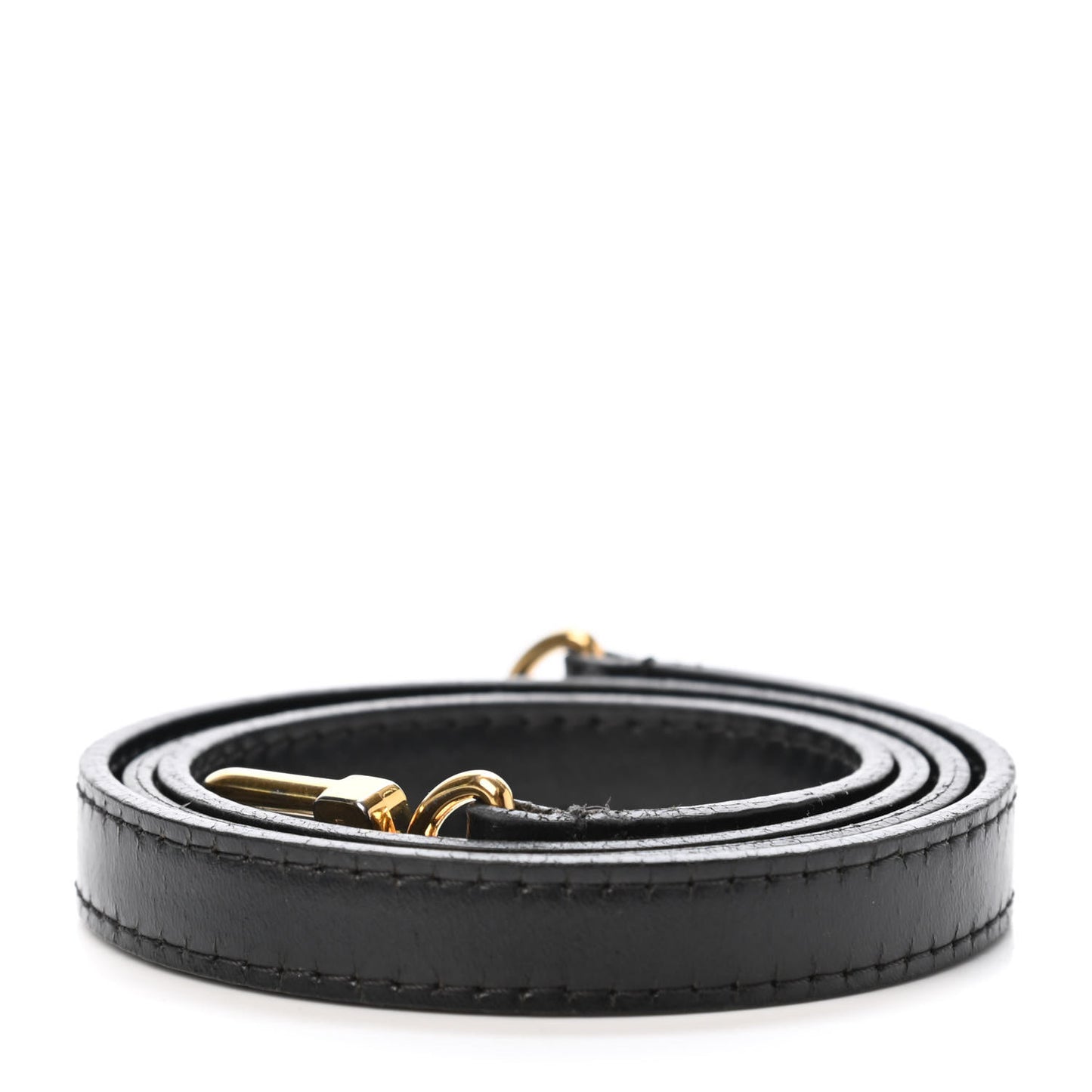 Calfskin 12mm Shoulder Strap Black