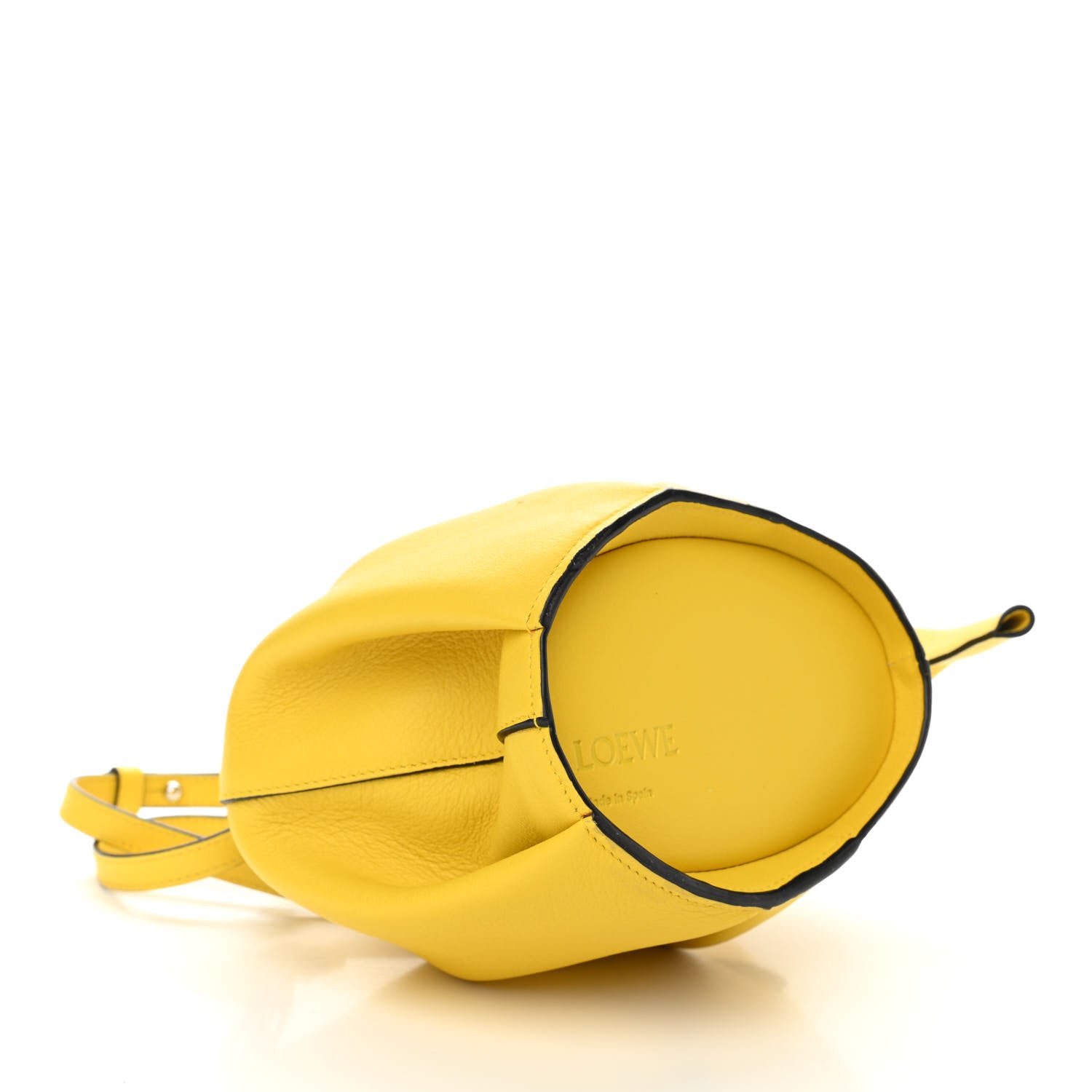 Loewe Calfskin Mini Elephant Crossbody Bag Yellow 4 of 12