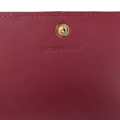 Burberry Haymarket Check Harris Wallet Burgundy 6 of 7