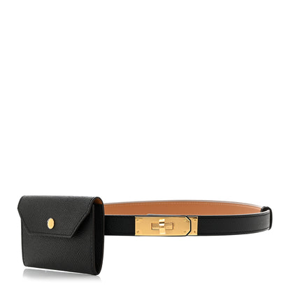 Hermes Epsom Kelly Pocket Belt Black 1 of 7