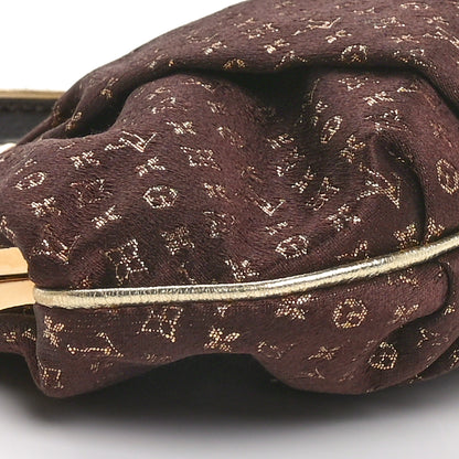 Louis Vuitton Satin Monogram Aumoniere Clutch Brown 8 of 10