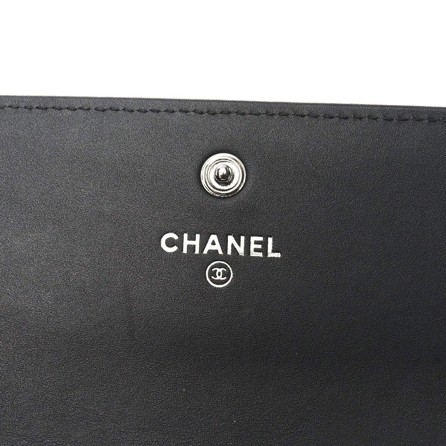 Chanel Shiny Calfskin Quilted Reissue Flap Card Holder Black 7 of 8