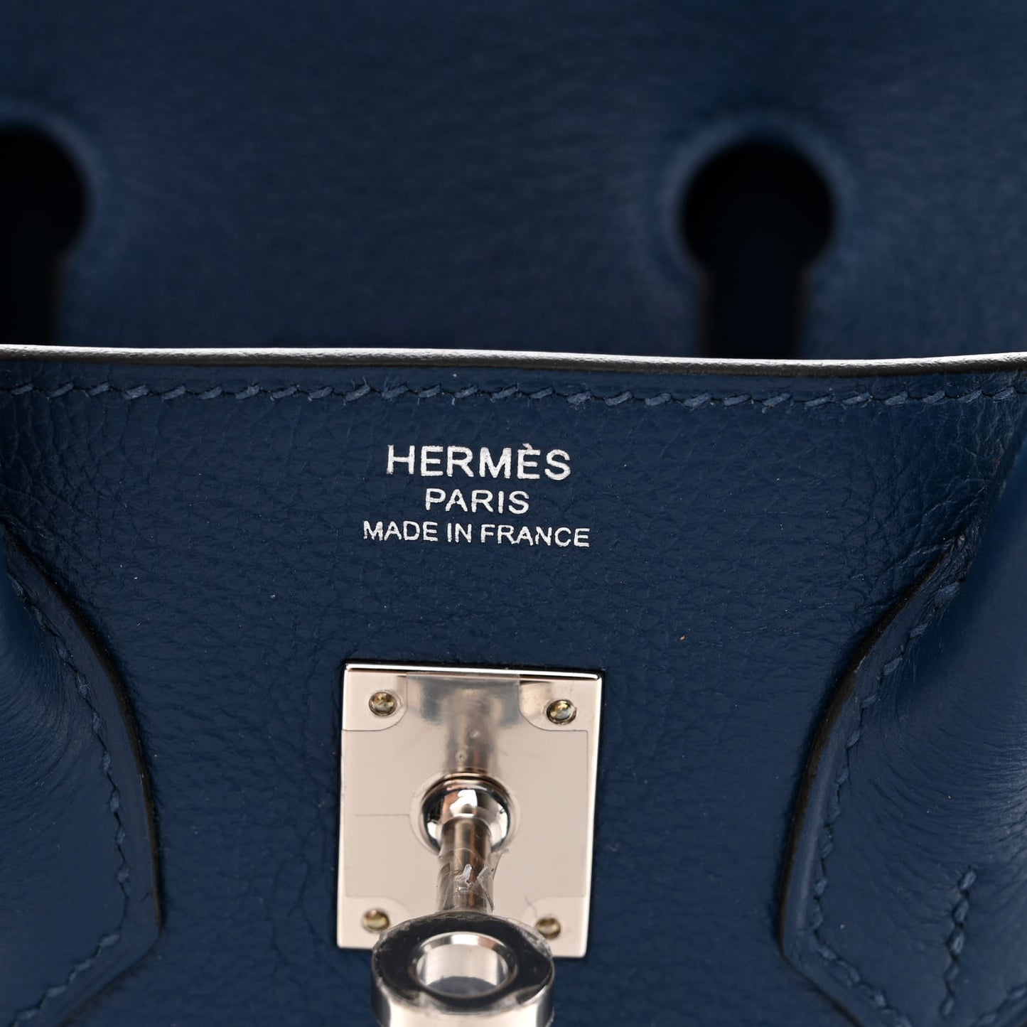 Taurillon Novillo Birkin 25 Deep Bleu
