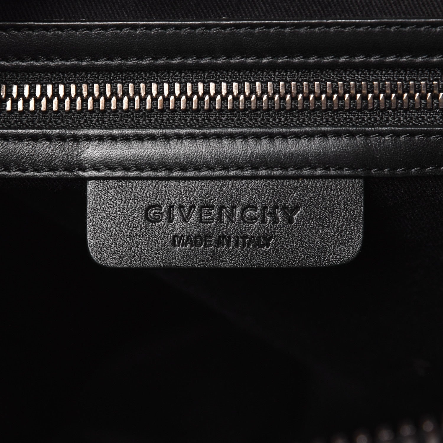 Givenchy Smooth Calfskin Star Embossed Medium Antigona Black Blue 6 of 14