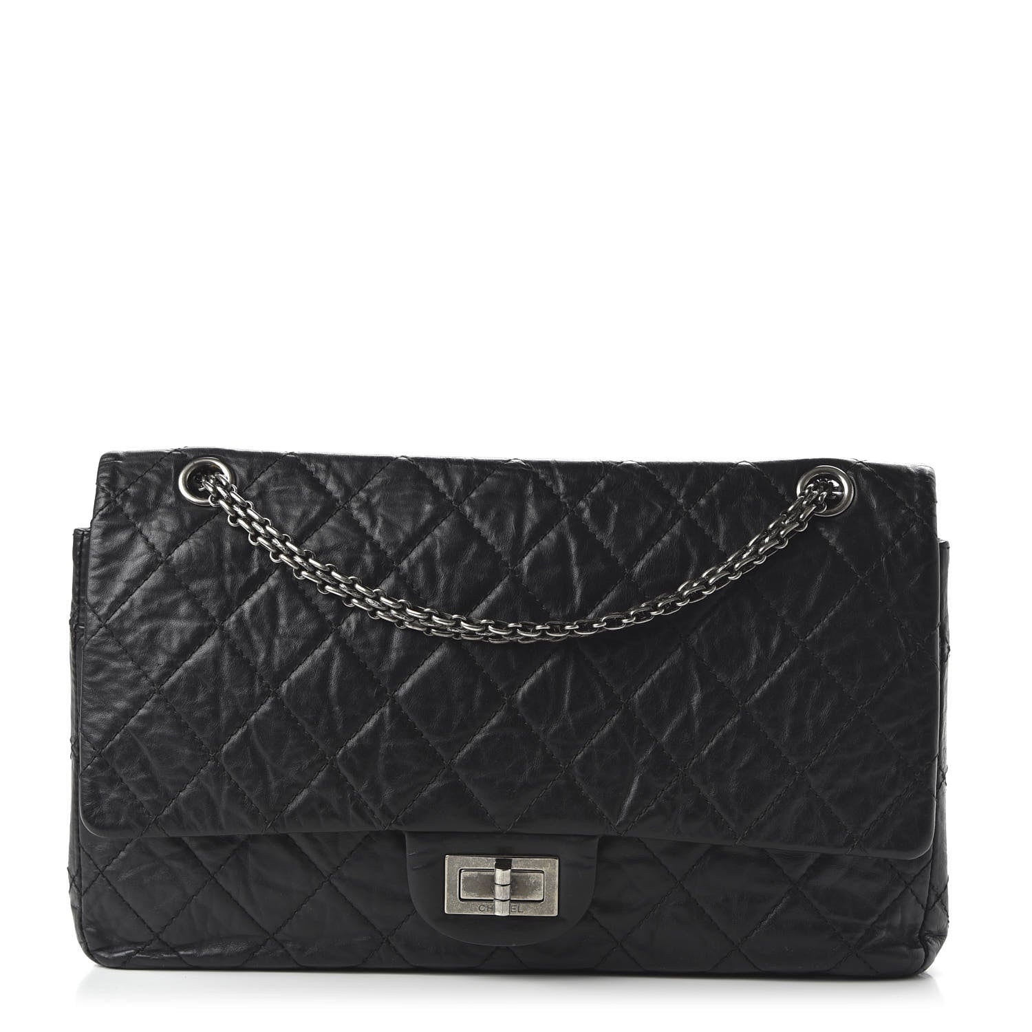 Chanel Aged Calfskin Quilted 2.55 Reissue 227 Flap Black 1 of 11