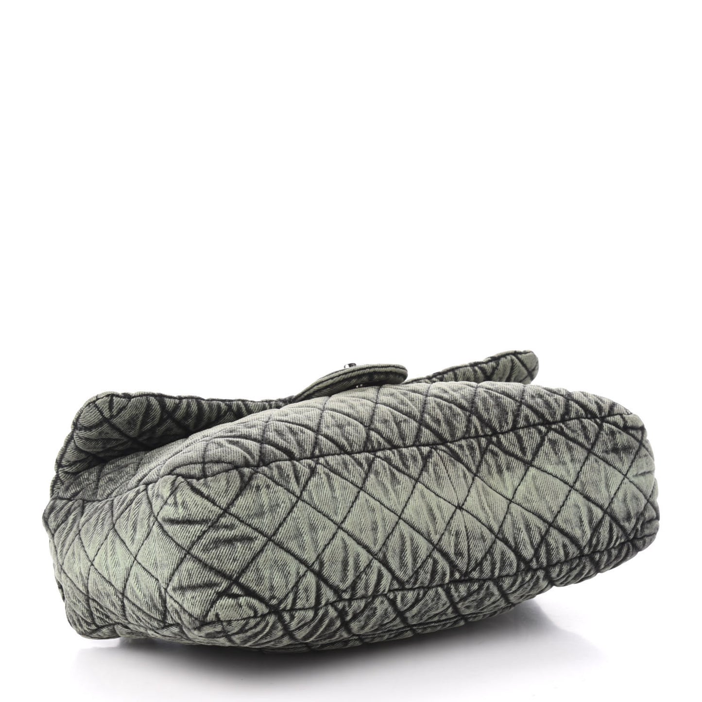 Denim Quilted Denimpression Flap Green Black