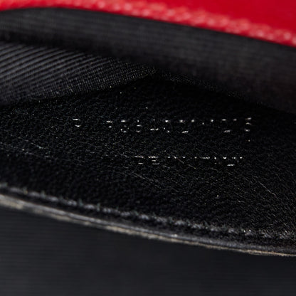 Saint Laurent Grain De Poudre Medium Monogram Kate Satchel Red 8 of 12