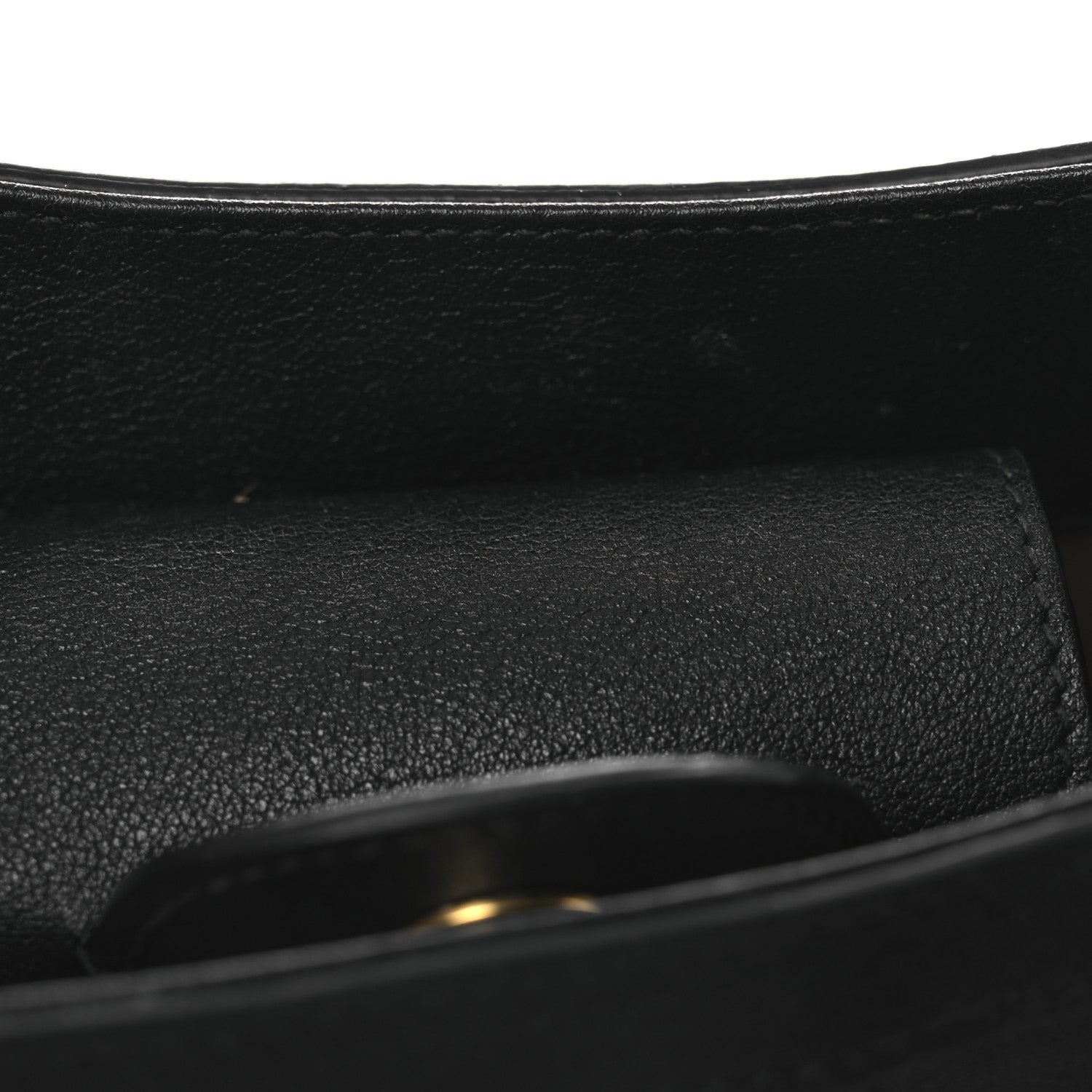 Gucci Wonka Grain Calfskin Mini Diana Tote Bag Black Yellow Fluo 11 of 14