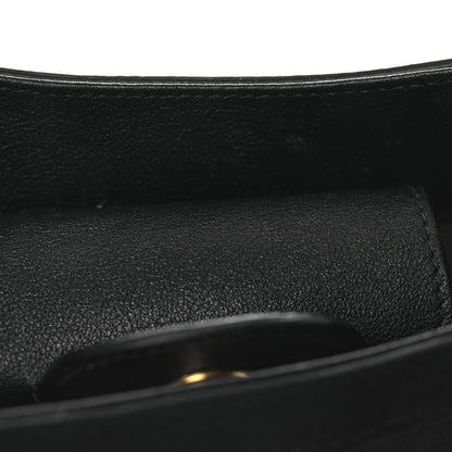 Gucci Wonka Grain Calfskin Mini Diana Tote Bag Black Yellow Fluo 11 of 14