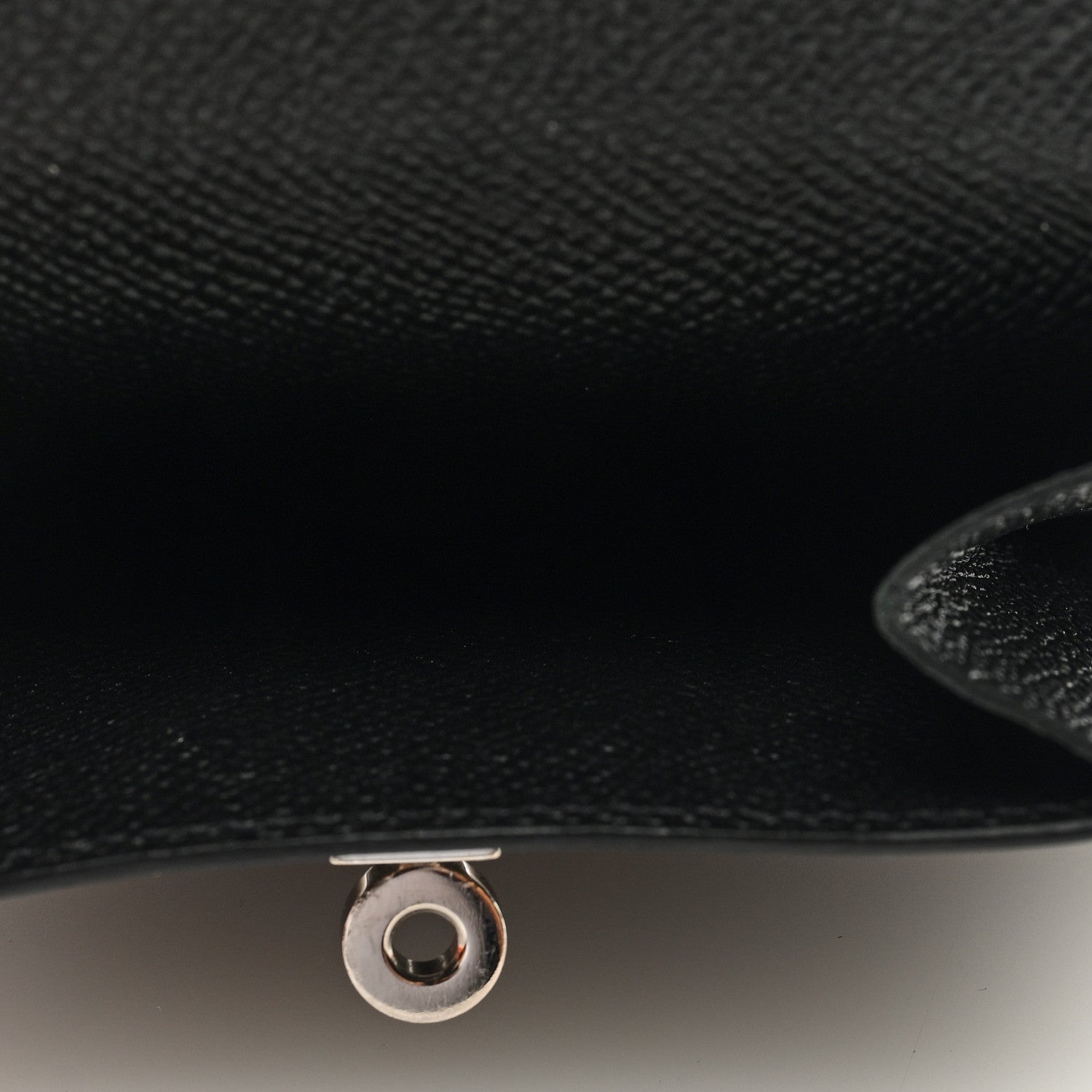 Hermes Epsom Kelly Pocket Compact Wallet Black 5 of 7