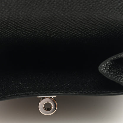 Hermes Epsom Kelly Pocket Compact Wallet Black 5 of 7
