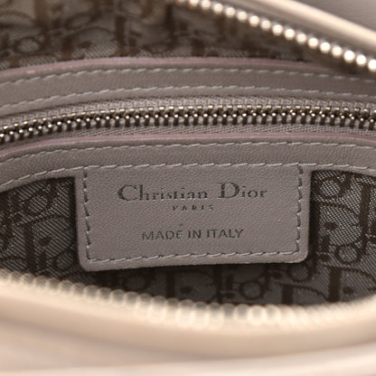 Christian Dior Lambskin Cannage Medium Lady Dior Grey 6 of 8