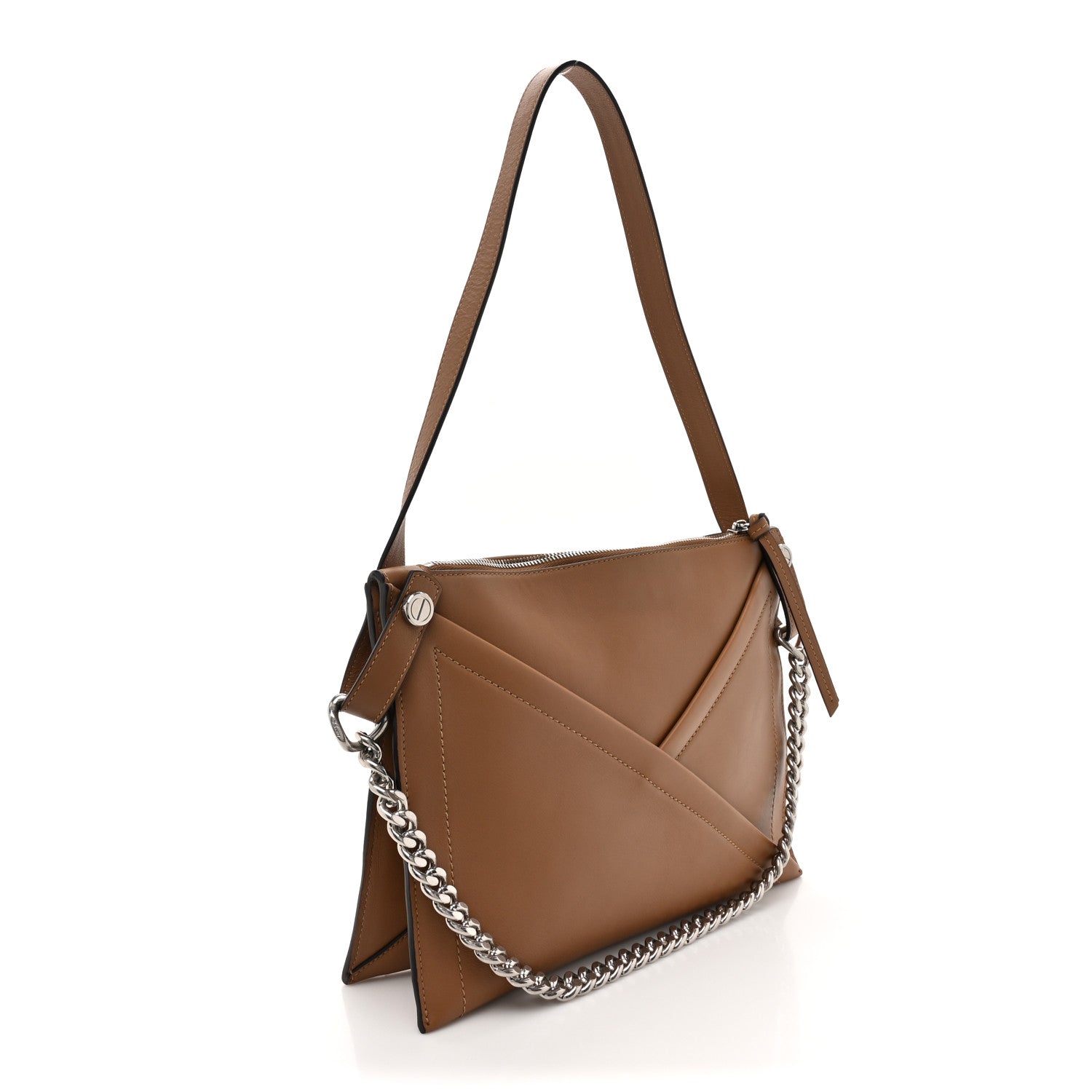 Mulberry Matte Smooth Calfskin M Zippered Bag Teak 3 of 12