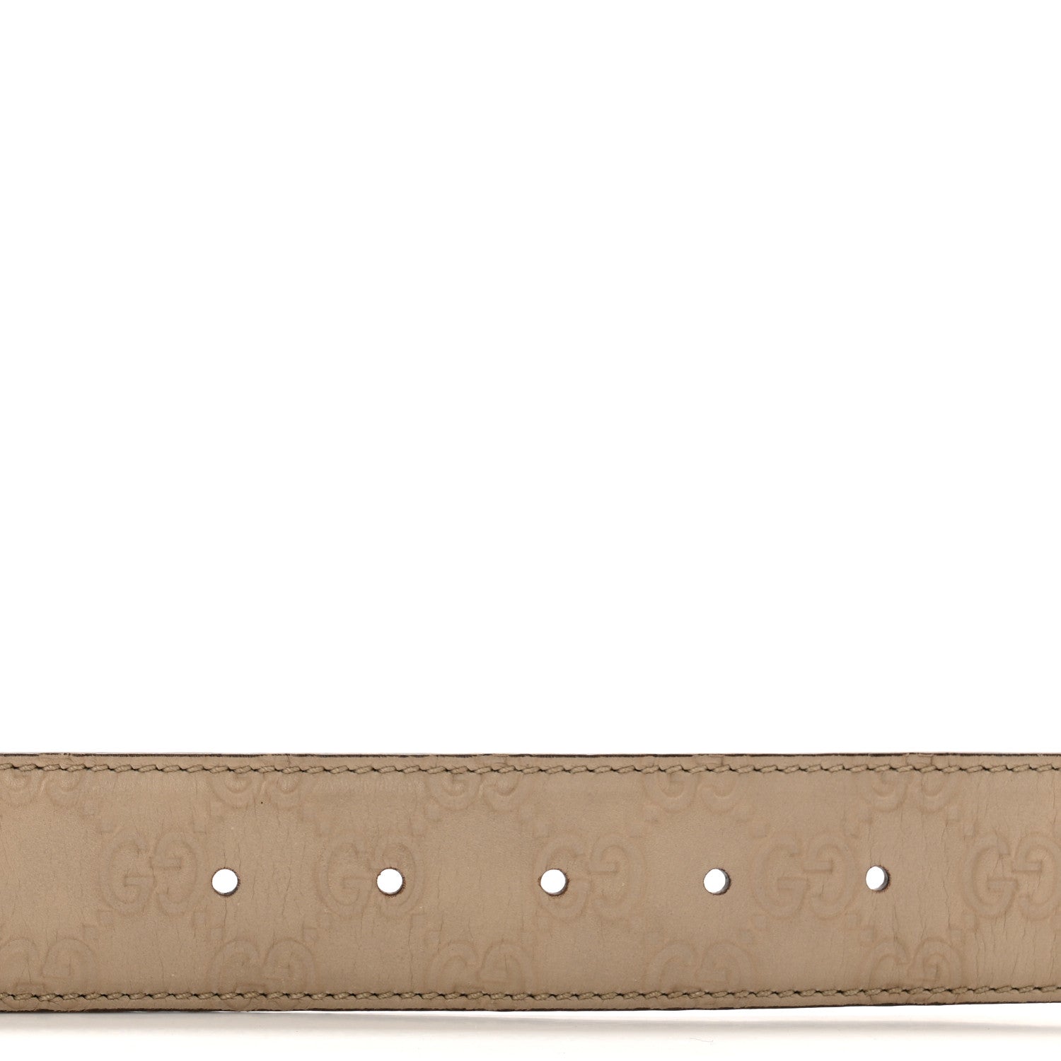 Gucci Guccissima Interlocking G Belt 95 38 Off White 3 of 8