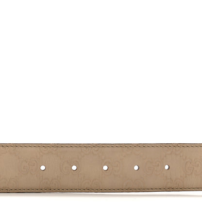 Gucci Guccissima Interlocking G Belt 95 38 Off White 3 of 8