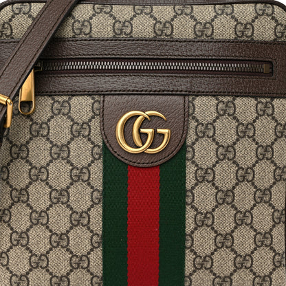 Gucci GG Supreme Monogram Web Small Ophidia Messenger Bag Brown 9 of 13