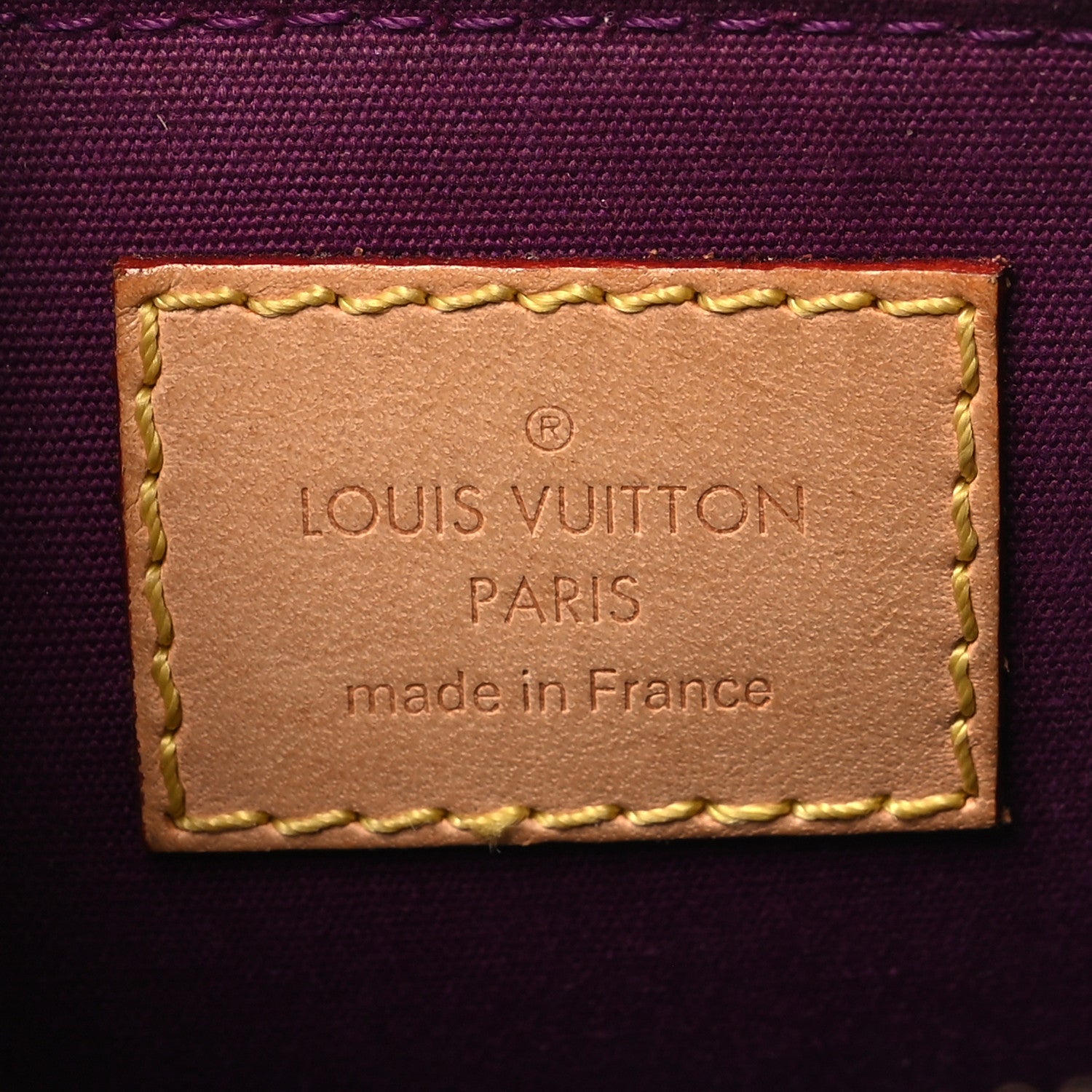 Louis Vuitton Vernis Alma BB Amethyste 6 of 9