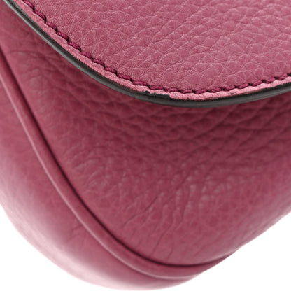 Gucci Pebbled Calfskin Medium Soho Flap Crossbody Peonia Flower 11 of 11