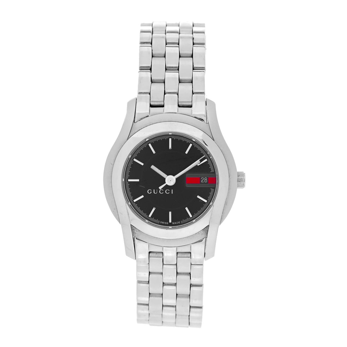 Stainless Steel 27mm 5500L Quartz Watch Black