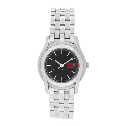 Gucci Stainless Steel 27mm 5500L Quartz Watch Black 1 of 5