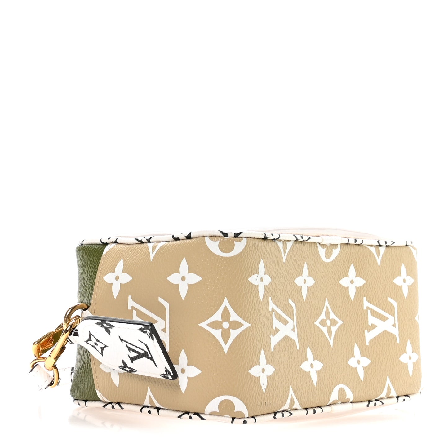Monogram Giant Beach Pouch Kaki
