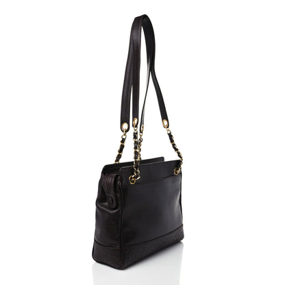 Chanel Caviar CC Shoulder Bag Dark Brown 2 of 8