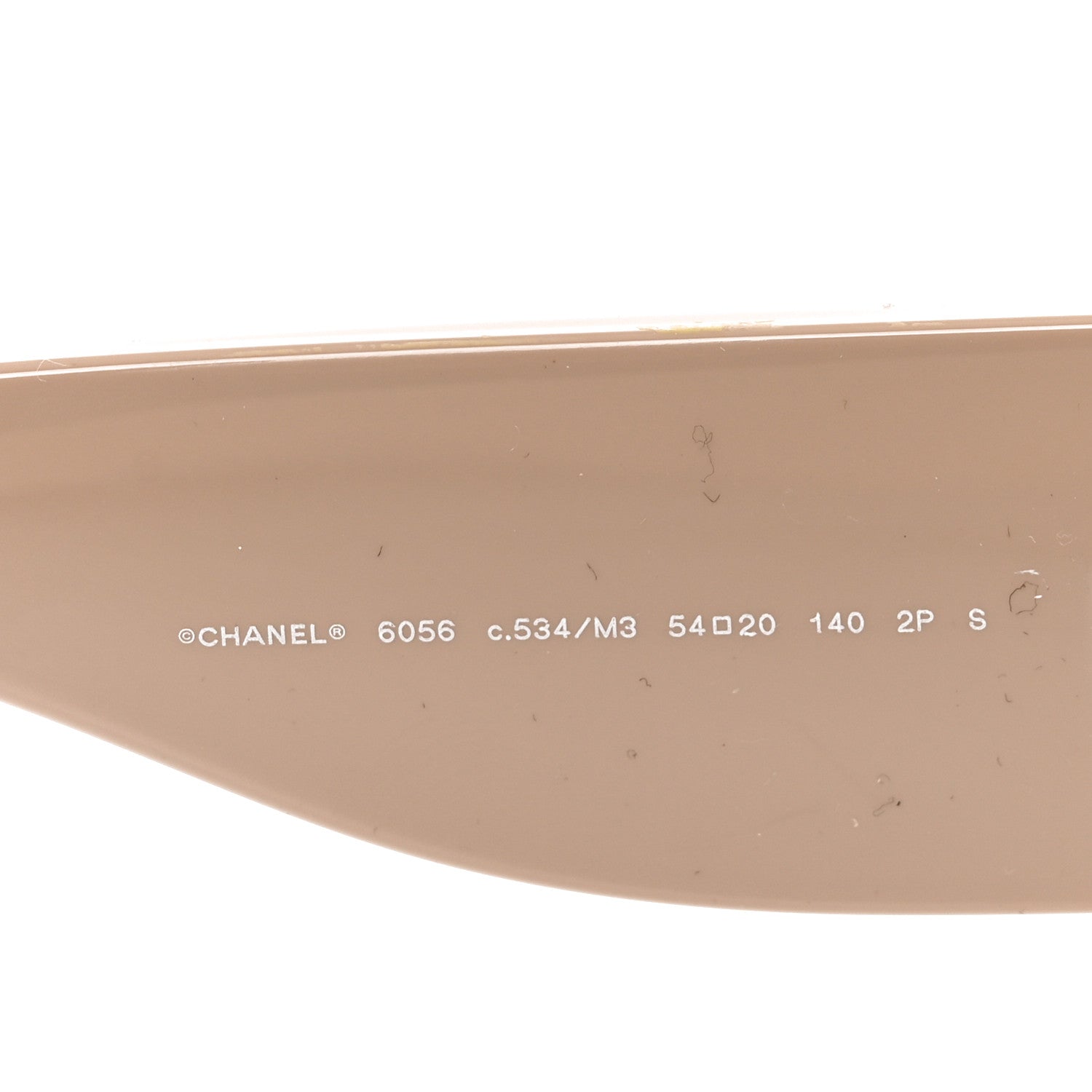 Chanel Acetate Cat Eye Sunglasses 6056 Black Beige 5 of 7