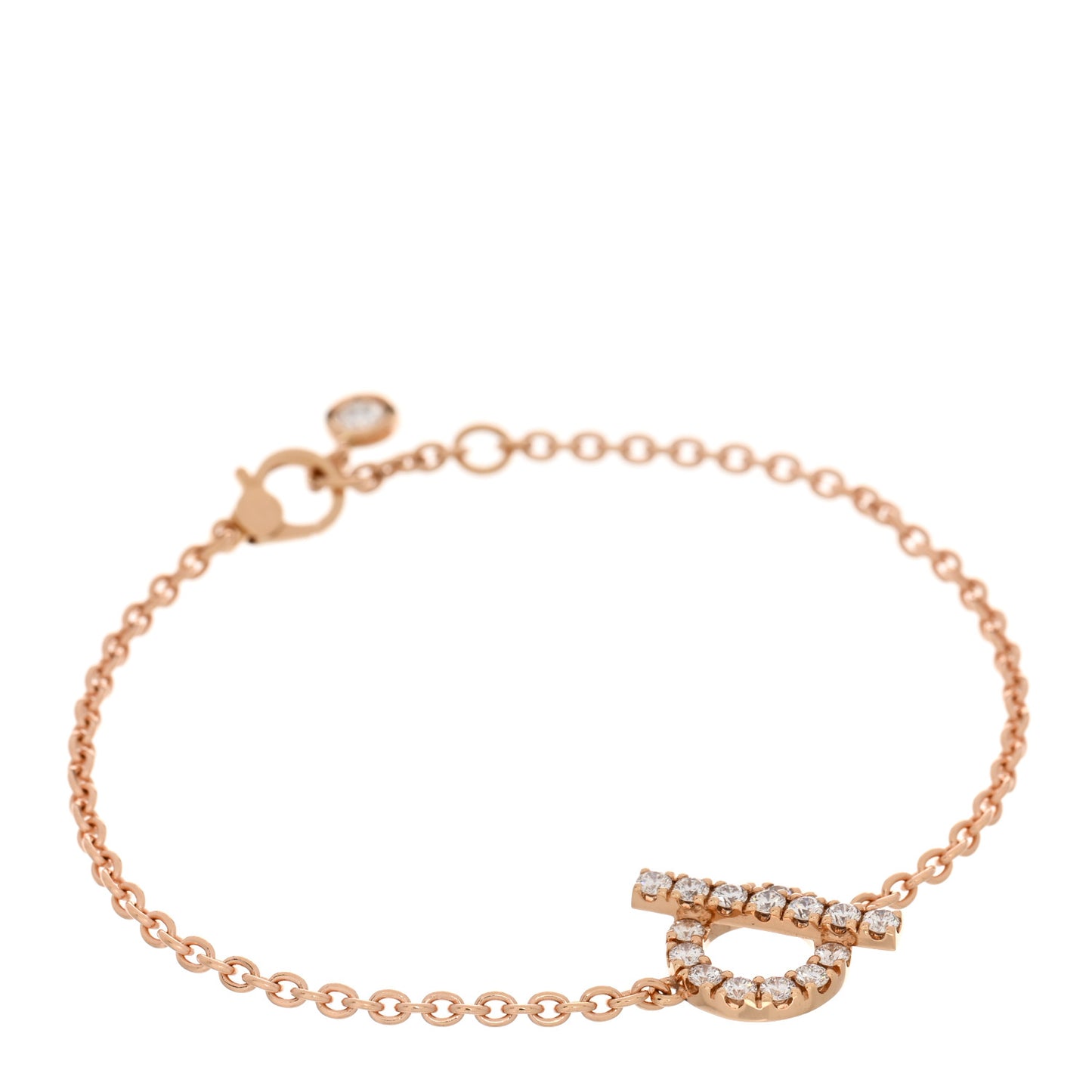 18K Rose Gold Diamond Finesse Bracelet SH