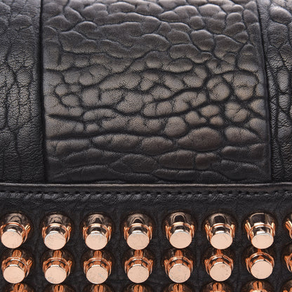 Alexander Wang Pebbled Lambskin Rockie Black Rose Gold Hardware 9 of 16