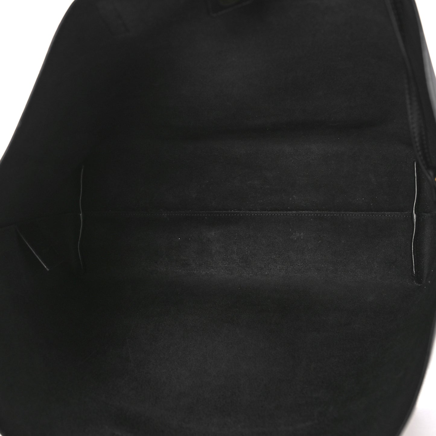 Calfskin Large Shopping Tote Black